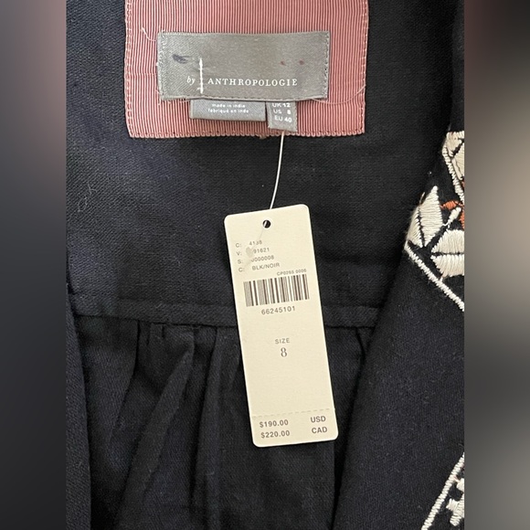 Anthropologie Tie-Front Button Down Shirt and Midi Skirt Set - Picture 12 of 12